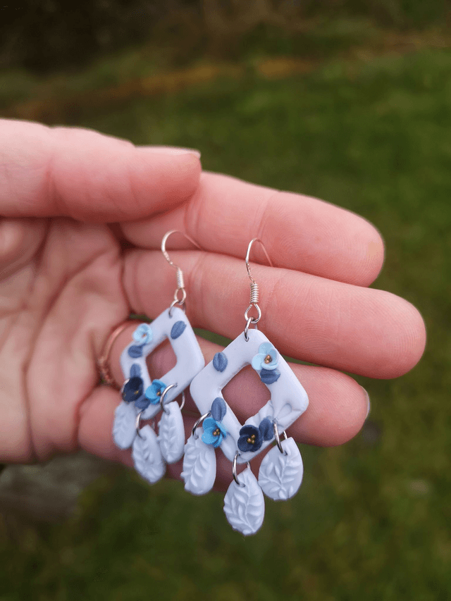 Collection Jardin d'Hiver - Boucles d'oreilles Tina