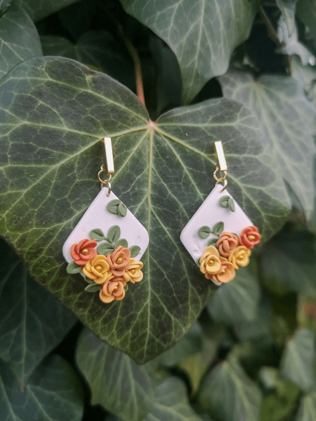 Collection Fleurs automnales - Boucles d'oreilles Dory 