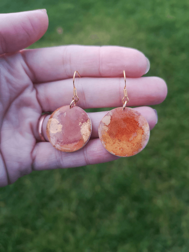 Collection Les Aquarelles Safran - Boucles d'oreilles Dia 