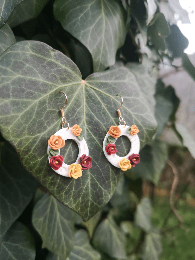 Collection Fleurs automnales - Boucles d'oreilles Daria
