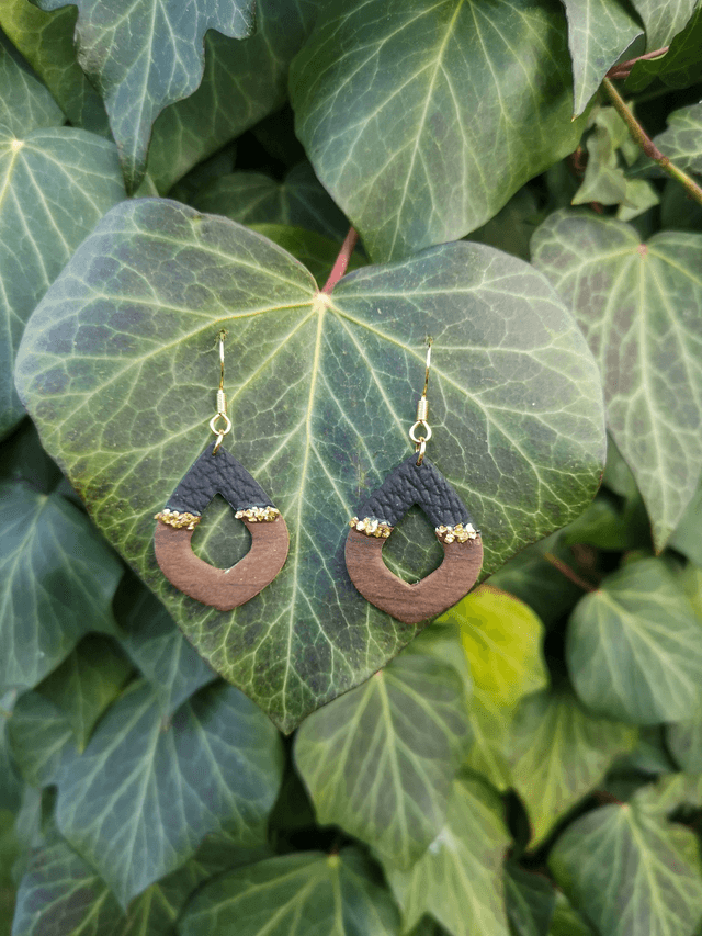Collection Les Bois et Or - Boucles d'oreilles May