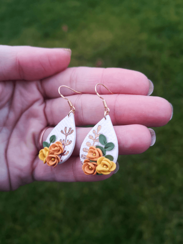 Collection Fleurs automnales - Boucles d'oreilles Dalia  
