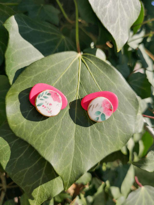 Collection Les Imprimées Amoureuses - Boucles d'oreilles Siloé 