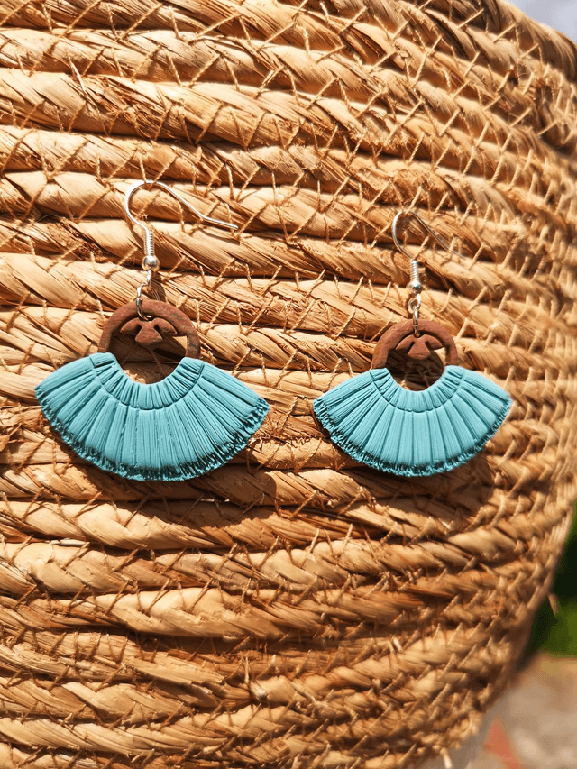 Collection Macramé Bohème - Boucles d'oreilles Clothilde 