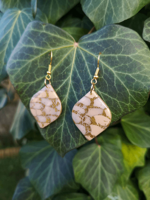 Collection Les Classiques Ecailles Ivoires - Boucles d'oreilles Kim