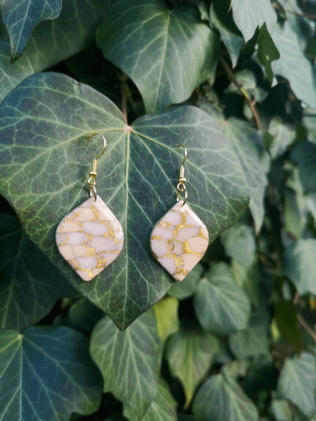 Collection Les Classiques Ecailles Ivoires - Boucles d'oreilles Kim