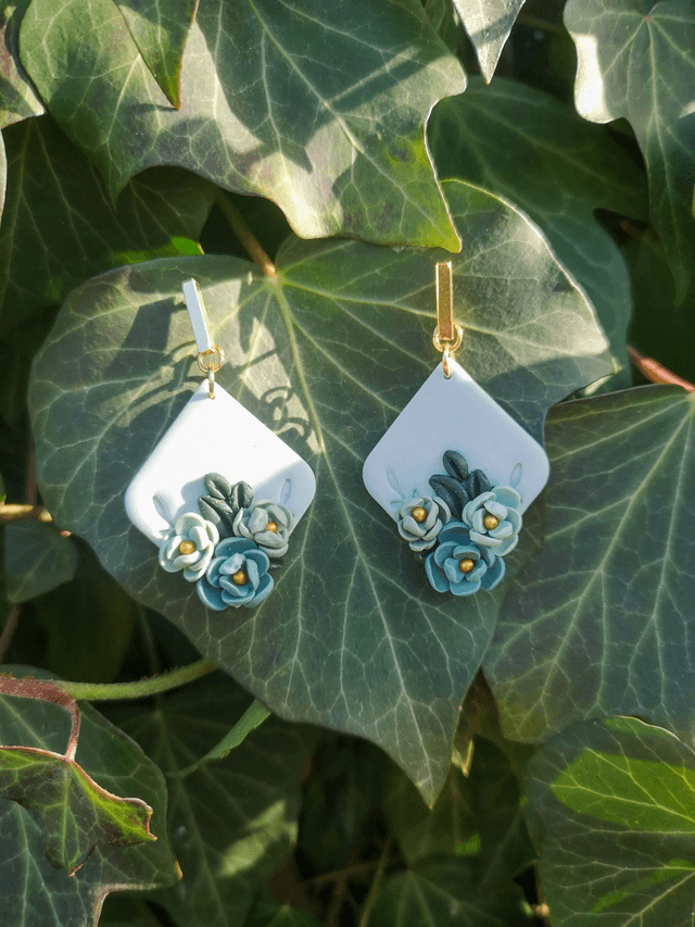 Collection Fleurs d'Eau - Boucles d'oreilles Elsa