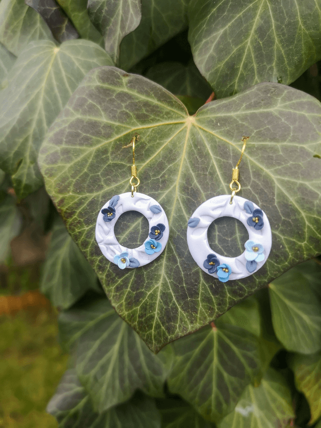 Collection Jardin d'Hiver - Boucles d'oreilles Tia