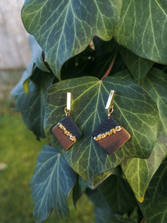 Collection Les Bois et Or - Boucles d'oreilles Misha
