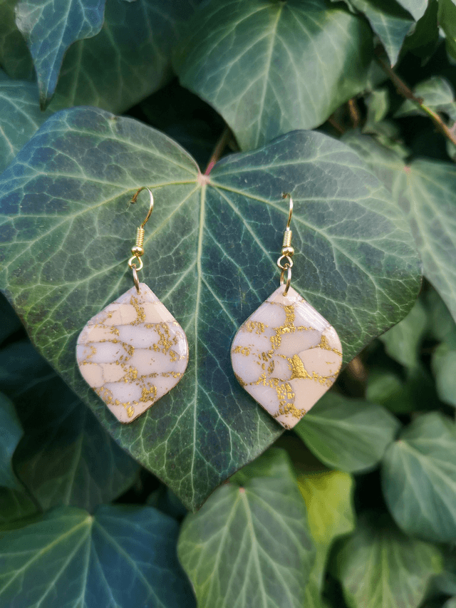 Collection Les Classiques Ecailles Ivoires - Boucles d'oreilles Kim