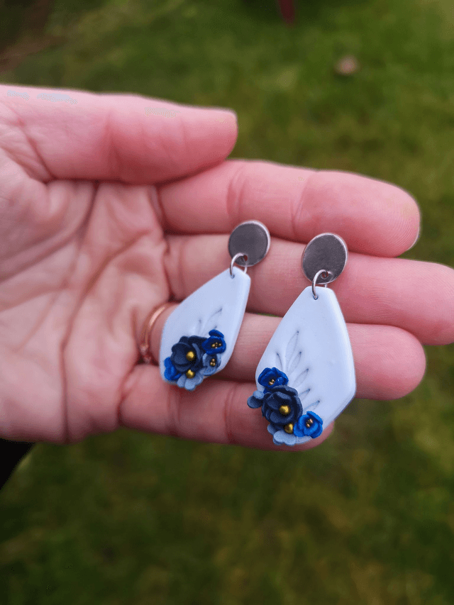 Collection Jardin d'Hiver - Boucles d'oreilles Tabita