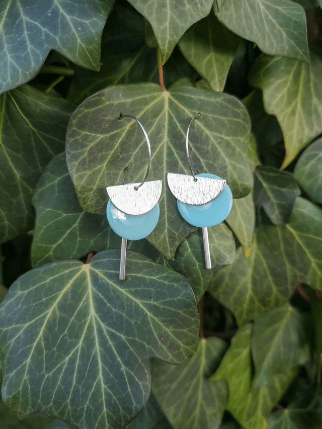 Boucles d'oreilles Eden - Version argentée - Les Interchangeables 