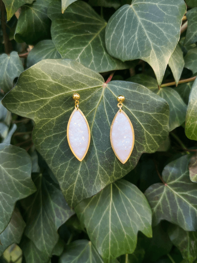 Collection Pierres d'Opales - Boucles d'oreilles Lily 
