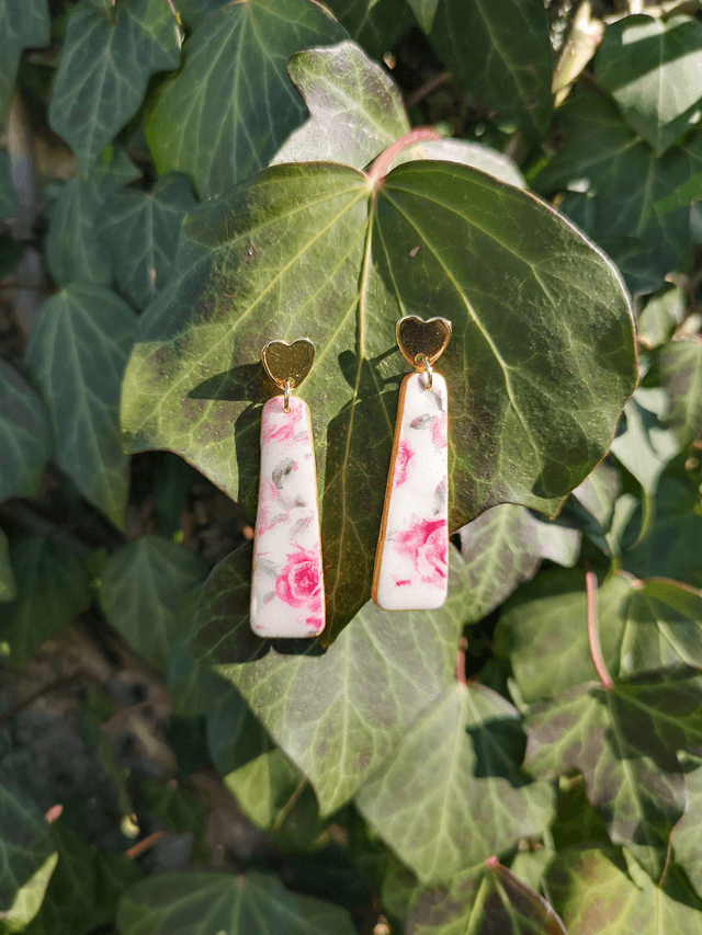 Collection Les Imprimées Amoureuses - Boucles d'oreilles Sidonie 