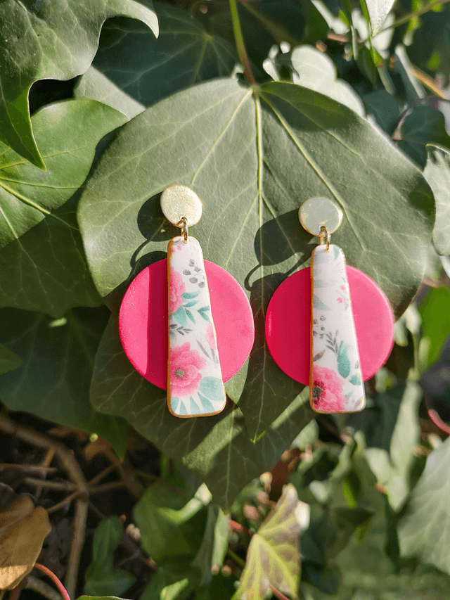 Collection Les Imprimées Amoureuses - Boucles d'oreilles Sybille
