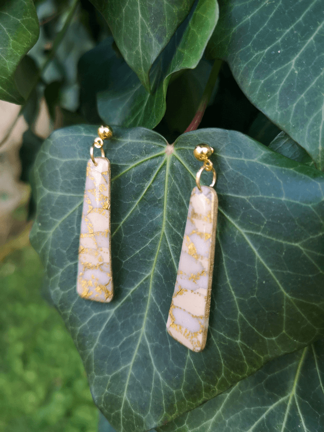 Collection Les Classiques Ecailles Ivoires - Boucles d'oreilles Kali 