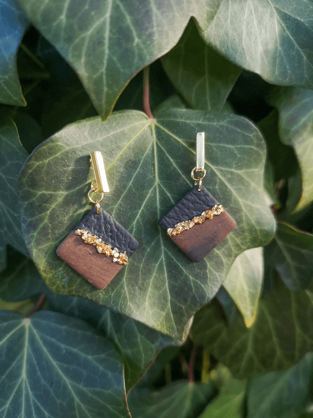 Collection Les Bois et Or - Boucles d'oreilles Misha