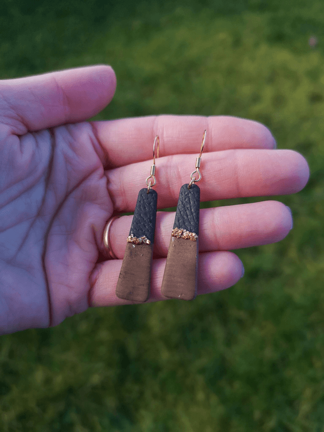 Collection Les Bois et Or - Boucles d'oreilles Mahé