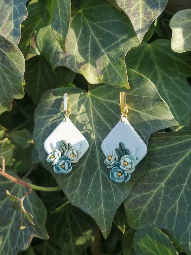 Collection Fleurs d'Eau - Boucles d'oreilles Elsa