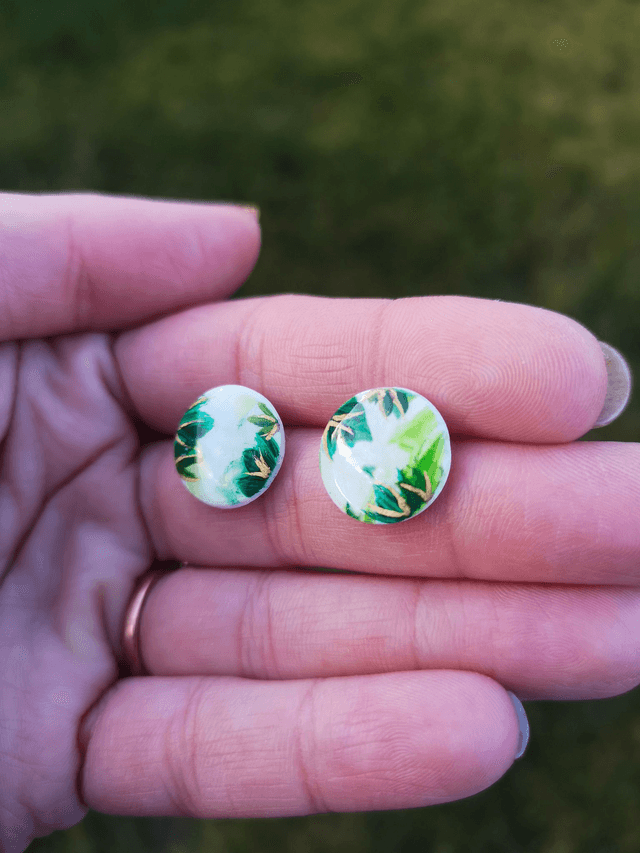 Collection Les Aquarelles Prairie - Boucles d'oreilles Florine 