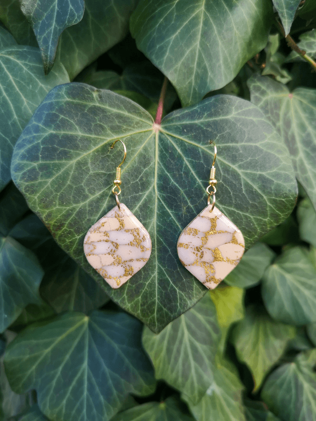 Collection Les Classiques Ecailles Ivoires - Boucles d'oreilles Kim