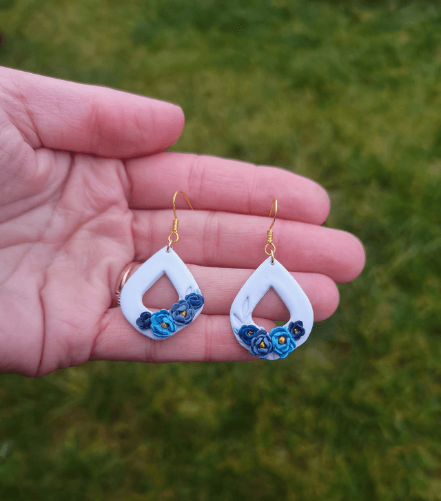 Collection Jardin d'Hiver - Boucles d'oreilles Tiana