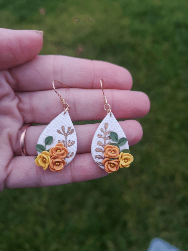 Collection Fleurs automnales - Boucles d'oreilles Dalia  