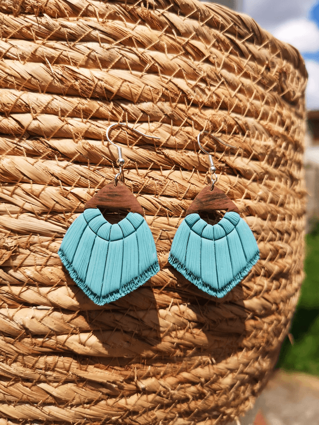 Collection Macramé Bohème - Boucles d'oreilles Cordélia