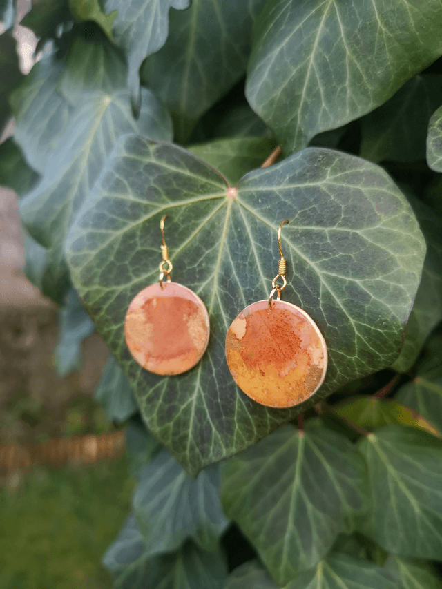 Collection Les Aquarelles Safran - Boucles d'oreilles Dia 