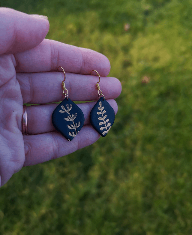 Collection Les Classiques Feuille d'Or - Boucles d'oreilles Isalie 
