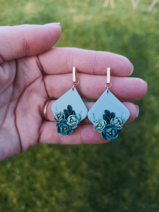 Collection Fleurs d'Eau - Boucles d'oreilles Elsa