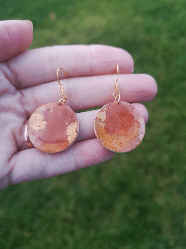 Collection Les Aquarelles Safran - Boucles d'oreilles Dia 