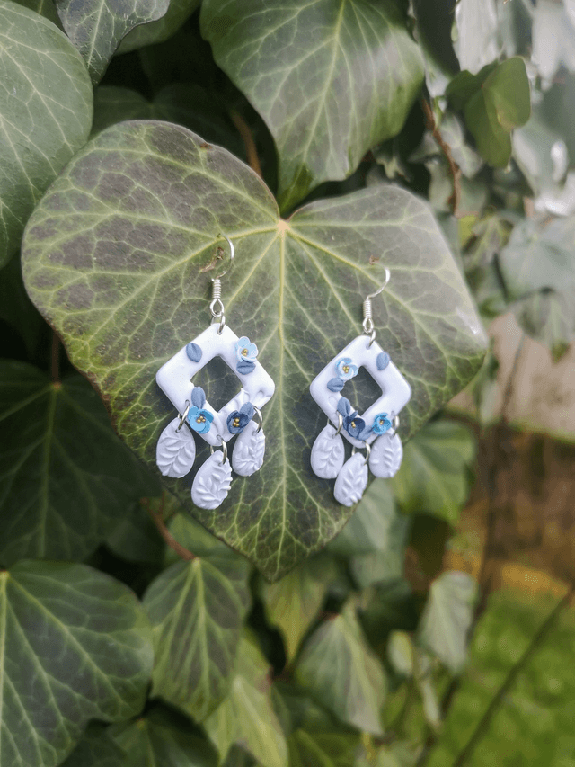 Collection Jardin d'Hiver - Boucles d'oreilles Tina