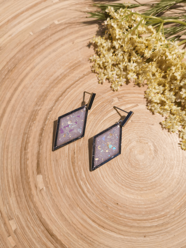 Collection Pierres d'Opales - Boucles d'oreilles Ornela