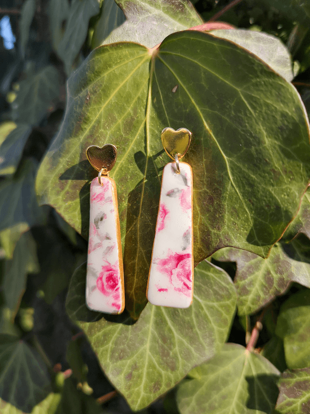 Collection Les Imprimées Amoureuses - Boucles d'oreilles Sidonie 