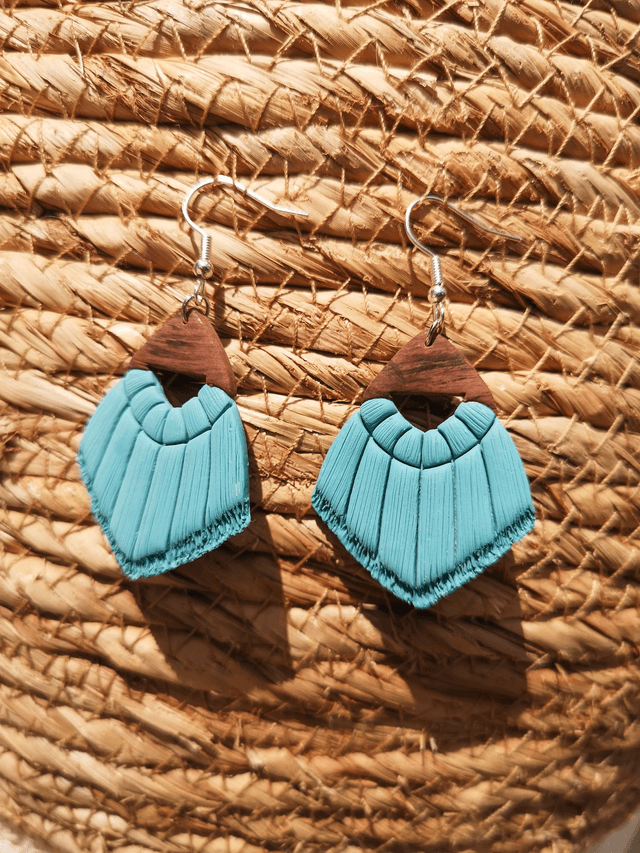 Collection Macramé Bohème - Boucles d'oreilles Cordélia