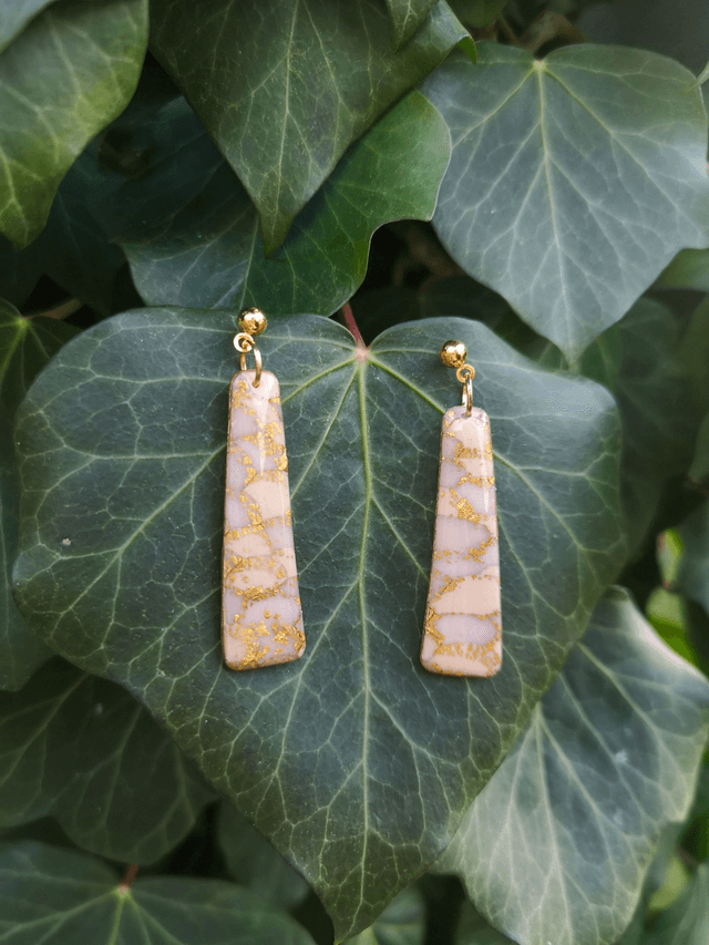 Collection Les Classiques Ecailles Ivoires - Boucles d'oreilles Kali 