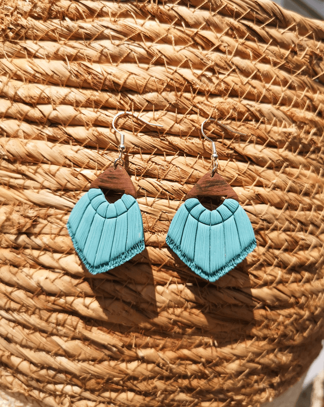 Collection Macramé Bohème - Boucles d'oreilles Cordélia