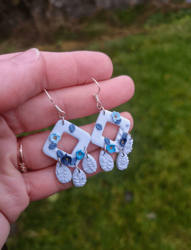 Collection Jardin d'Hiver - Boucles d'oreilles Tina