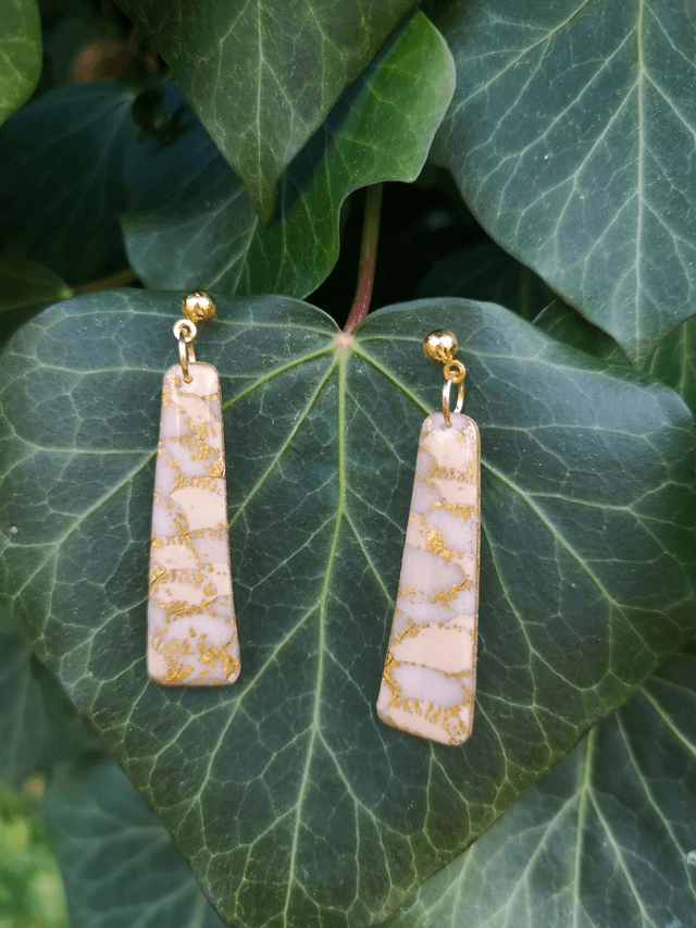 Collection Les Classiques Ecailles Ivoires - Boucles d'oreilles Kali 