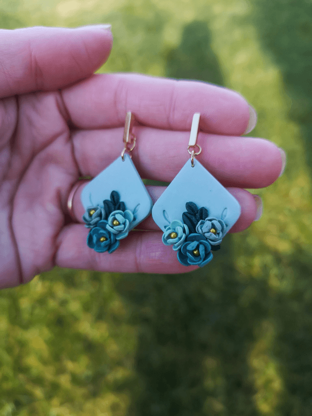 Collection Fleurs d'Eau - Boucles d'oreilles Elsa