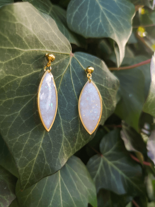 Collection Pierres d'Opales - Boucles d'oreilles Lily 