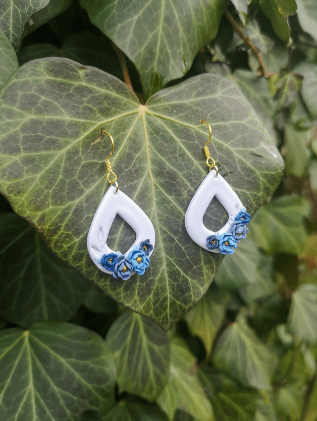Collection Jardin d'Hiver - Boucles d'oreilles Tiana