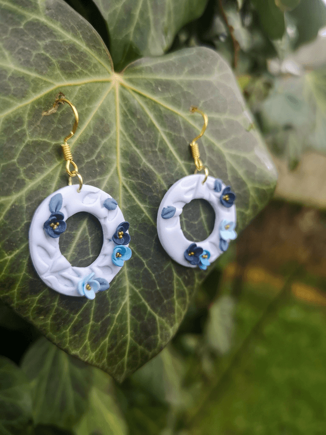 Collection Jardin d'Hiver - Boucles d'oreilles Tia