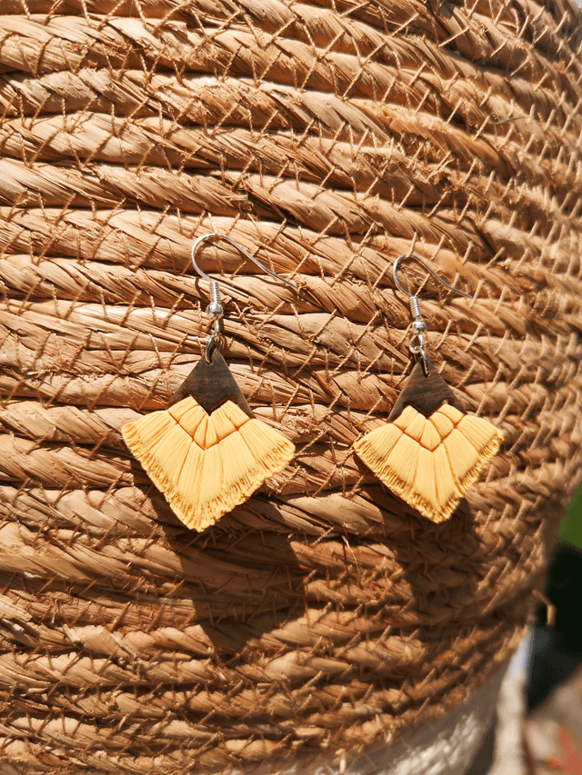 Collection Macramé Bohème - Boucles d'oreilles Calista