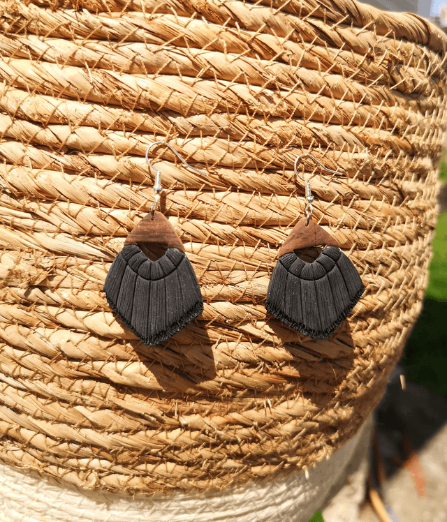 Collection Macramé Bohème - Boucles d'oreilles Catalina