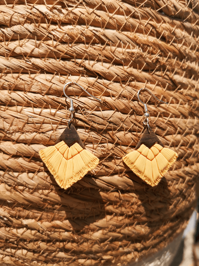 Collection Macramé Bohème - Boucles d'oreilles Calista