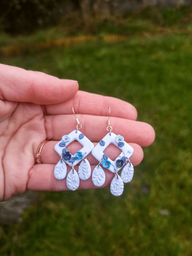 Collection Jardin d'Hiver - Boucles d'oreilles Tina