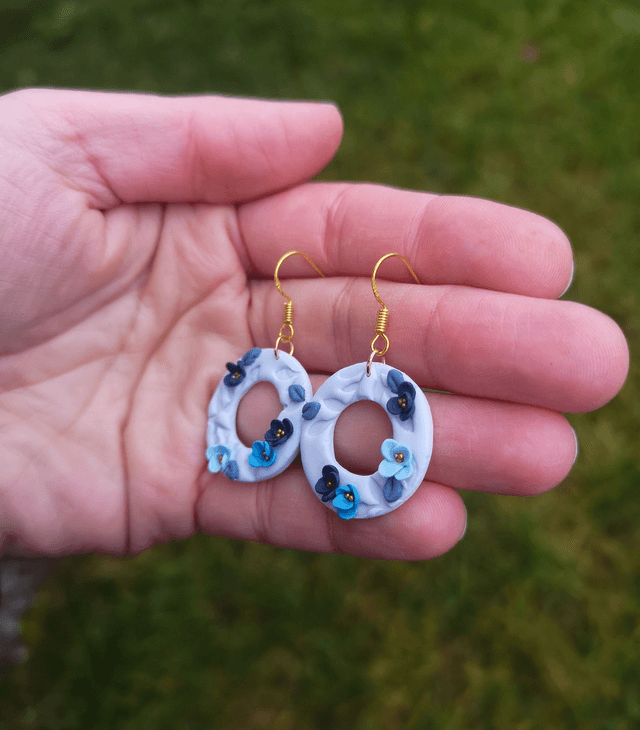 Collection Jardin d'Hiver - Boucles d'oreilles Tia