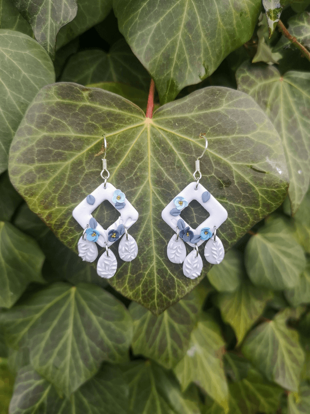 Collection Jardin d'Hiver - Boucles d'oreilles Tina